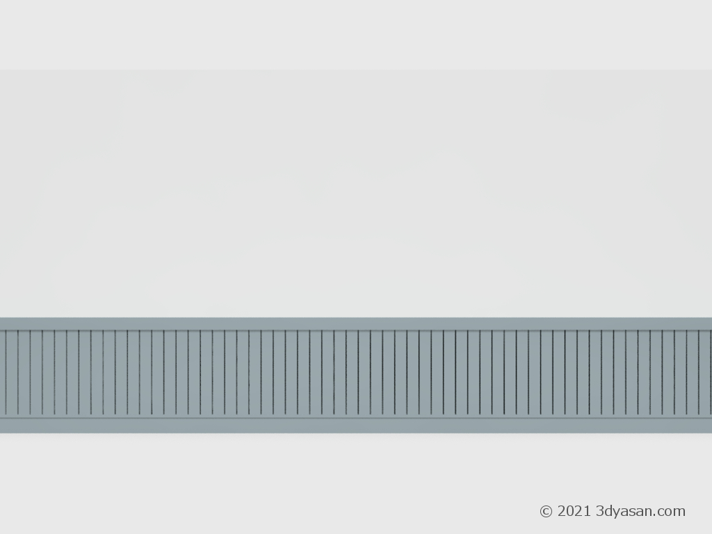 腰壁付き壁 のプレビュー画像