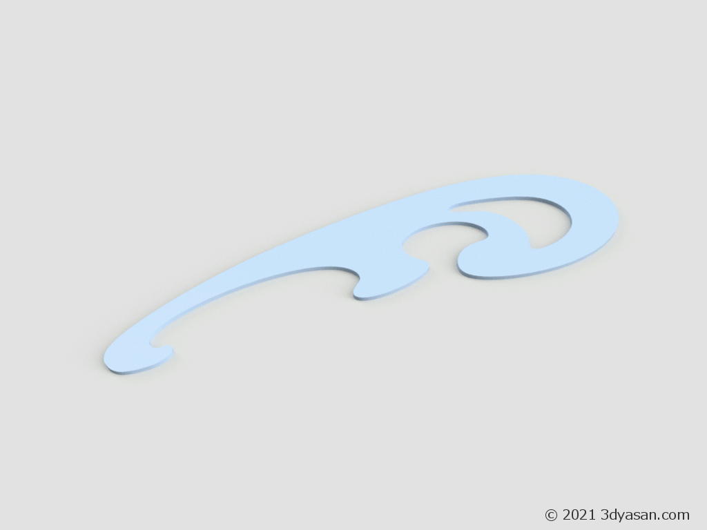 雲形定規 のプレビュー画像