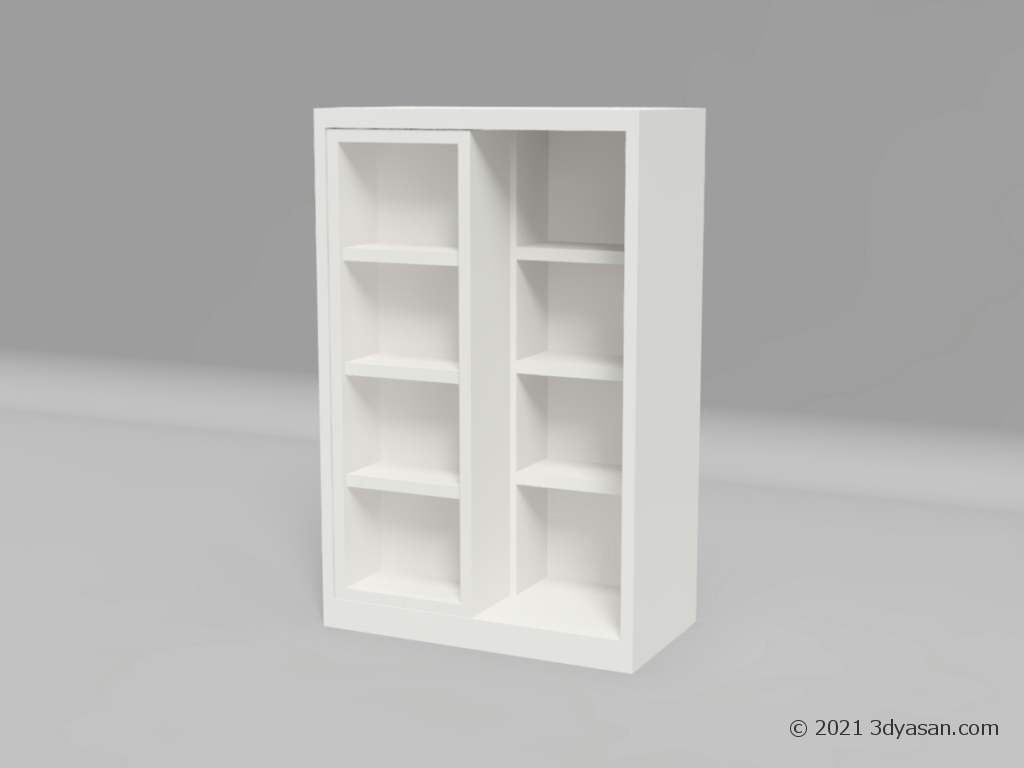 スライド式本棚 のプレビュー画像